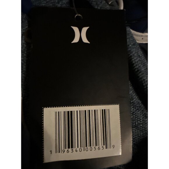 Hurley Kids Boys Elastic Lace Loafers Slip-on Canvas Blue Size 2 New with tag - Picture 4 of 4